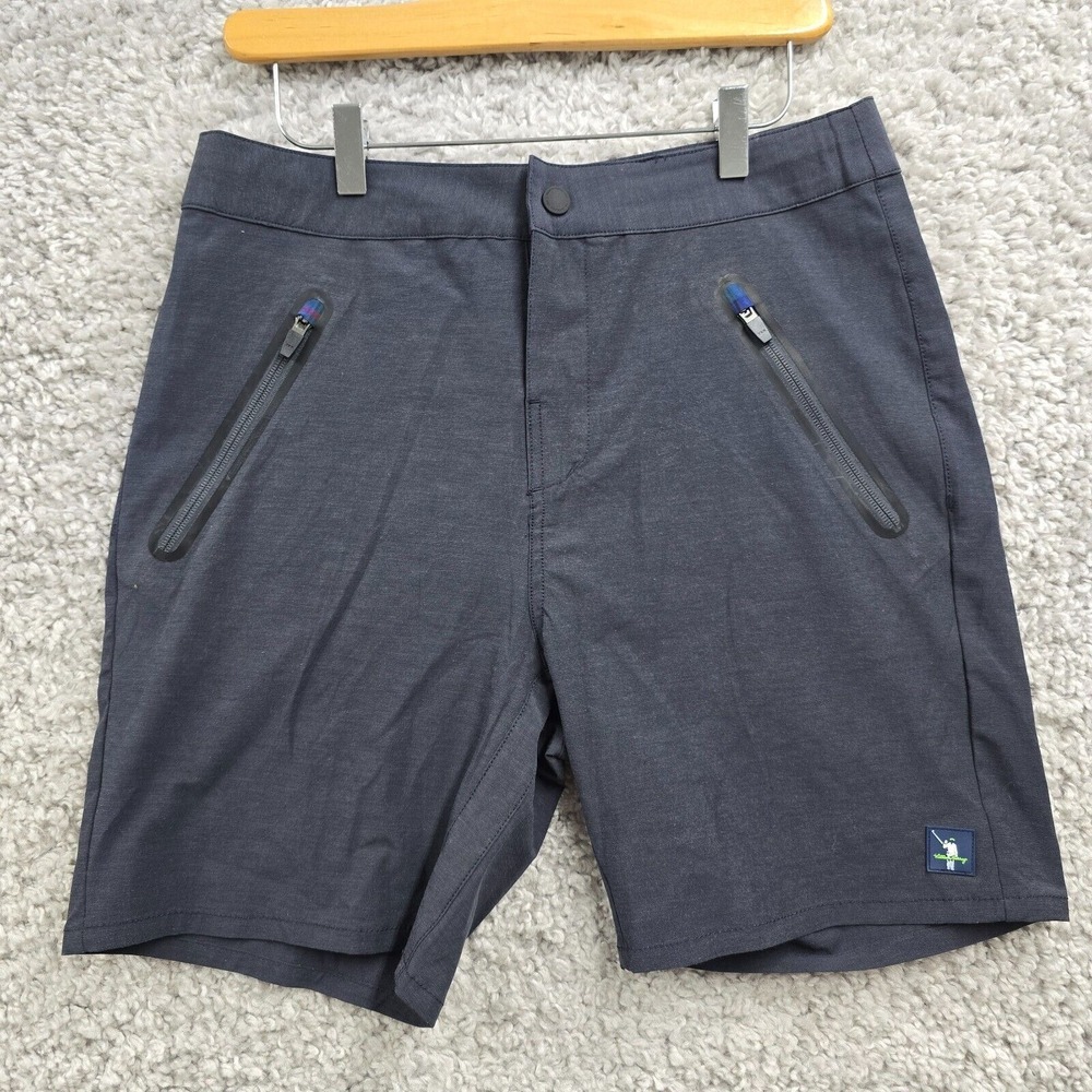 William Murray Hybrid Golf Shorts Mens 30 Gray Zipper Pockets Gorpcore‎